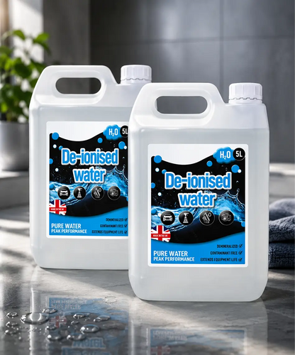 5L Deionised Distilled Water – High Purity Formula for Peak Performance & Longer Equipment Life