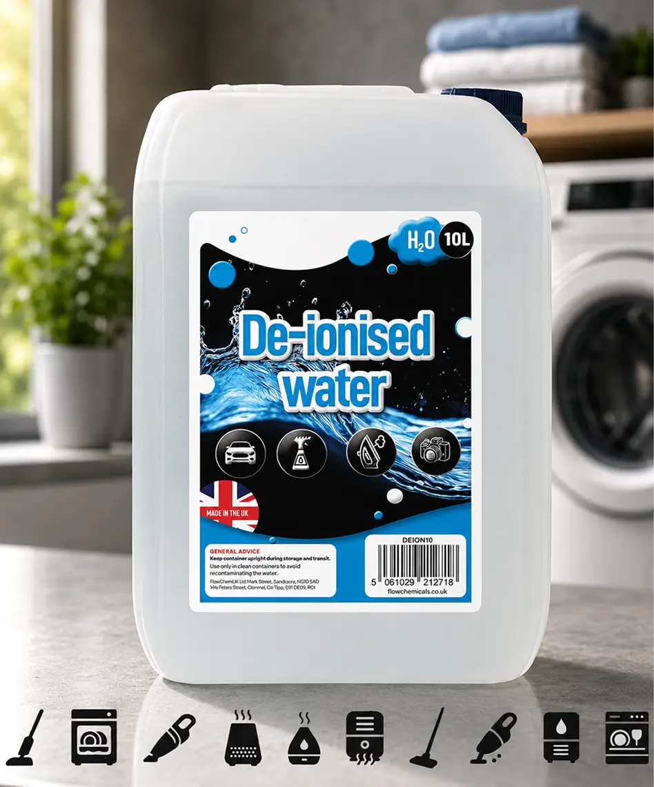 10L Deionised Distilled Water – Pure Formula for Maximum Performance & Extended Equipment Life