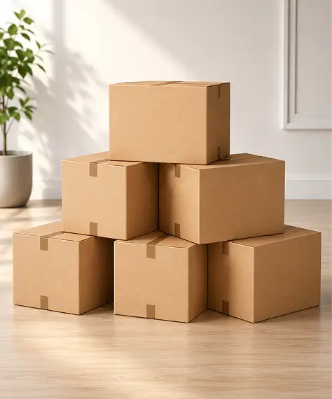 Selection of Strong Single-Wall Cardboard Boxes – Reliable Shipping, Storage & Packing Solutions