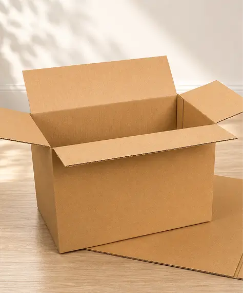 Selection of Strong Single-Wall Cardboard Boxes – Reliable Shipping, Storage & Packing Solutions