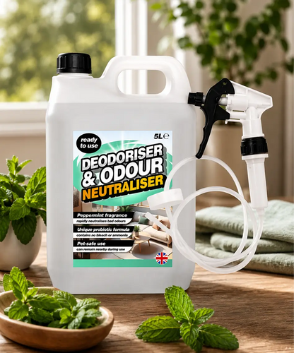 5L Ready-to-Use Odour Neutraliser & Deodoriser – Peppermint Fresh Fragrance Formula