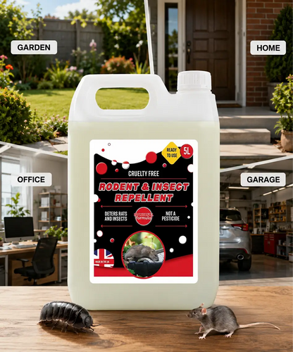 5L Ready-to-Use Rodent & Insect Repellent – Effective Protection for Home, Garden, Office & Garage