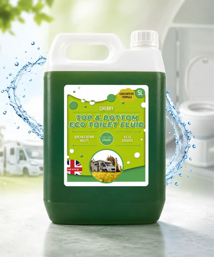5L Powerful Top & Bottom Toilet Fluid Cleaner – Breaks Down Waste & Eliminates Odours