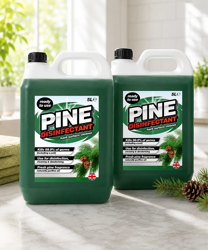 5L Pine Disinfectant Cleaner – Multi-Surface Deodoriser for Hard Surfaces with Fresh Purifying Formula