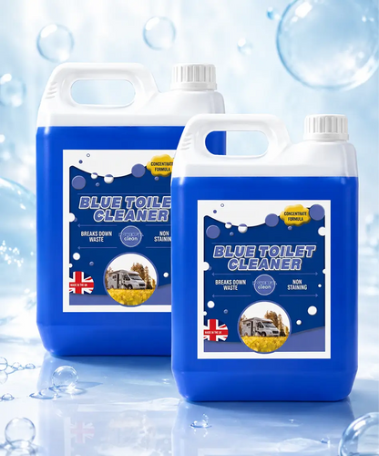 Concentrated Blue Toilet Fluid – Powerful Waste Breakdown for Portable Toilets & Motorhomes