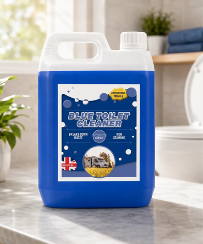 2 x 2.5L Pink & Blue Caravan Toilet Fluid Combo Pack – Waste Treatment & Rinse Disinfectant for Motorhomes & Portable Toilets