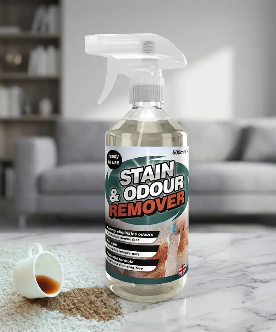 500ml Stain & Odour Remover – Fast-Acting Pet-Safe Formula for Odour Elimination