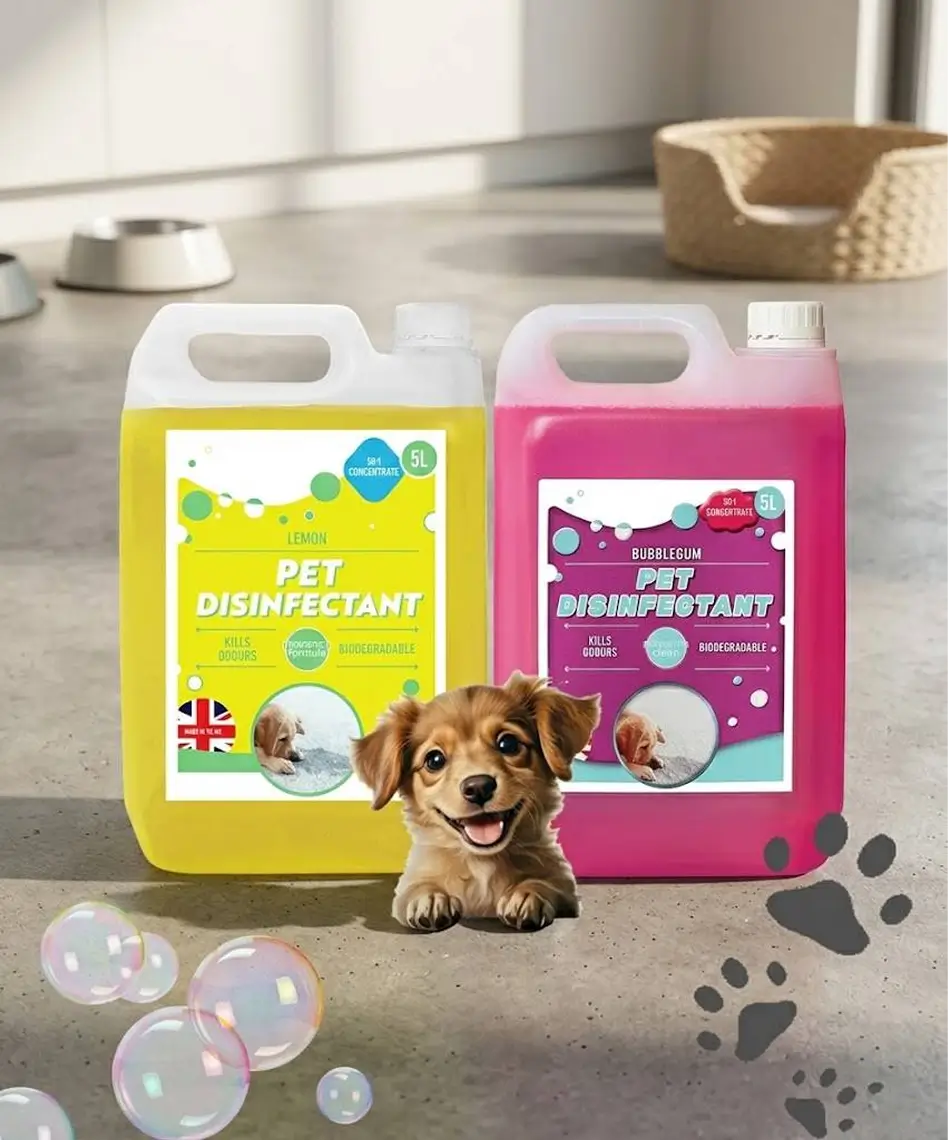 5L Lemon & Bubble Gum Concentrated Disinfectant – Powerful Odour Control with Linen Fresh Fragrance