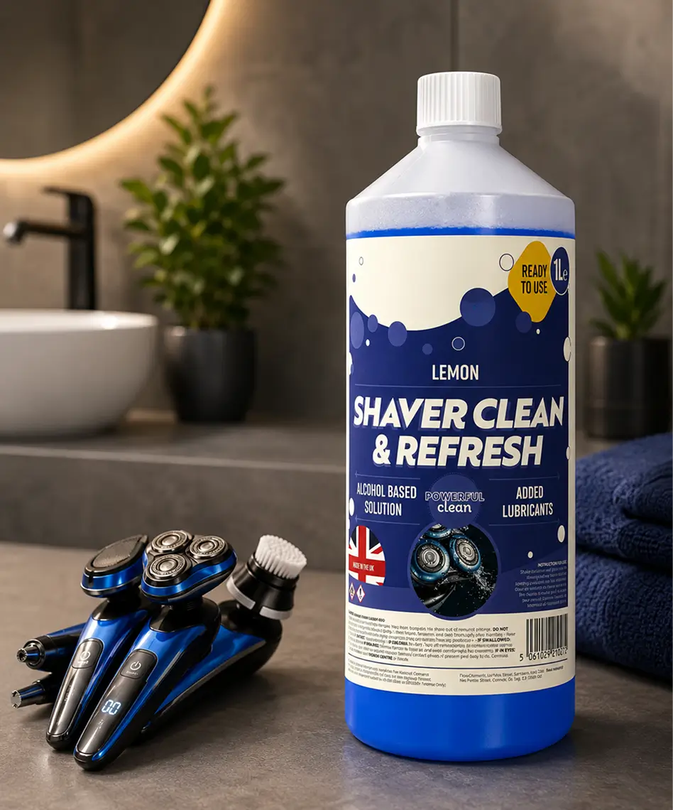 1L Clean & Renew Shaver Cleaning Refill – Removes Hair Residue & Skin Build-Up