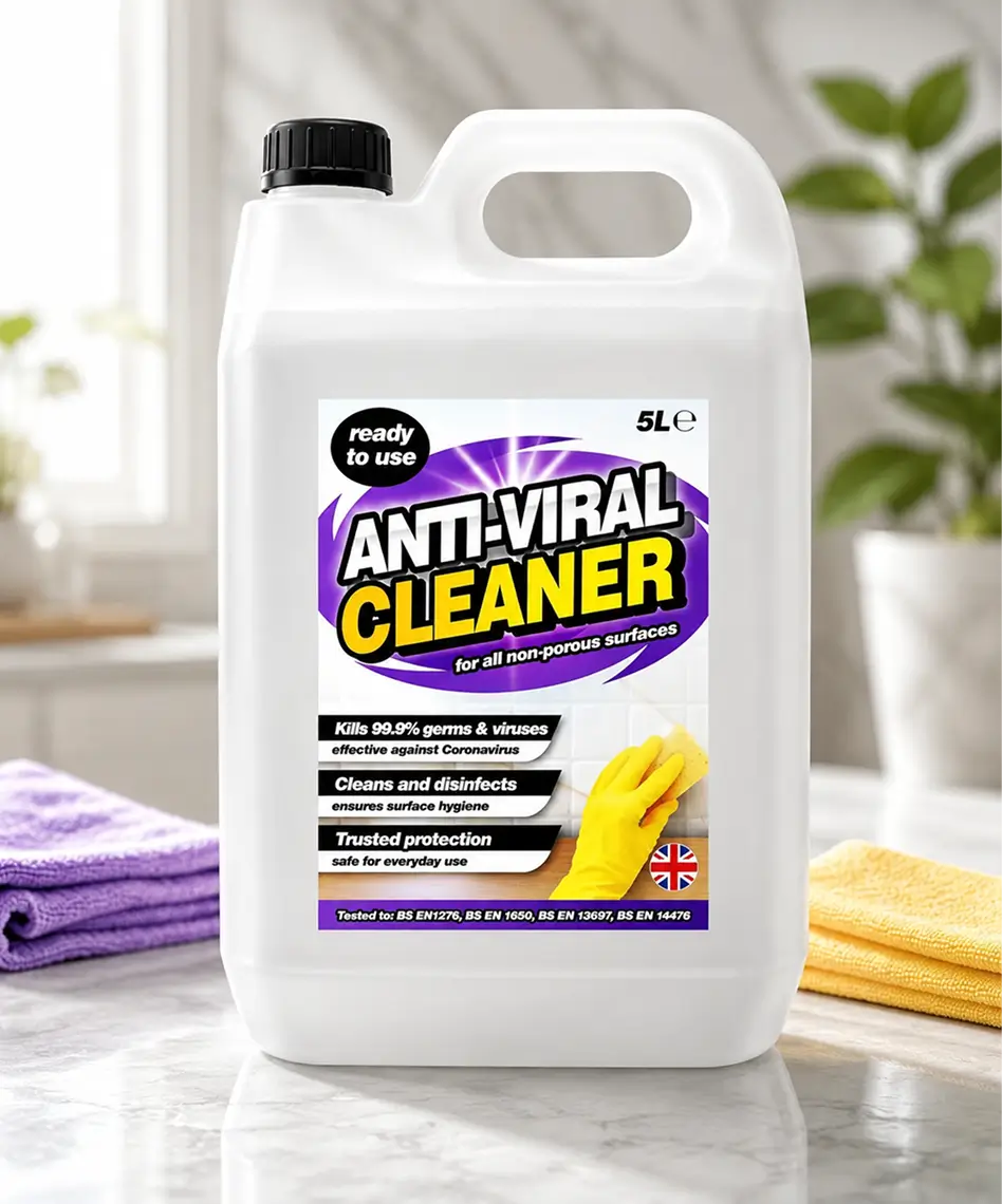 5L Antiviral Cleaner Disinfectant – Powerful Formula for Hygienically Clean Surfaces