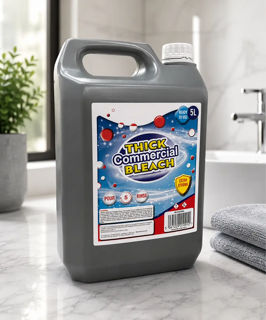 5L Heavy-Duty Commercial Bleach – Extra Strong Formula for Sinks, Drains & Toilets
