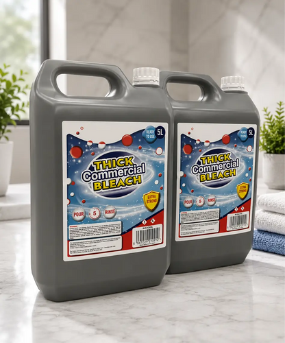 5L Heavy-Duty Commercial Bleach – Extra Strong Formula for Sinks, Drains & Toilets