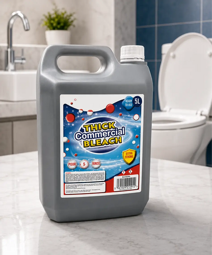 5L Heavy-Duty Commercial Bleach – Extra Strong Formula for Sinks, Drains & Toilets