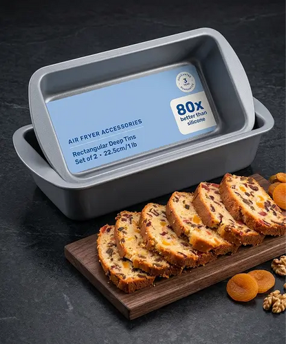 Deep Non-Stick Air Fryer Baking Tin for Roasting & Baking