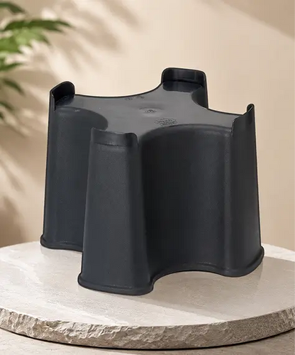 Weather-Resistant Black Slimline Water Butt Stand – Suitable for 100L Rainwater Collectors