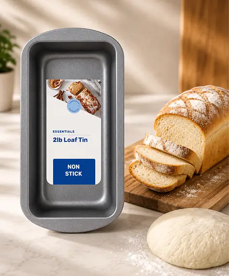 2lb Non-Stick Bread Loaf Tin – Fridge & Freezer Safe