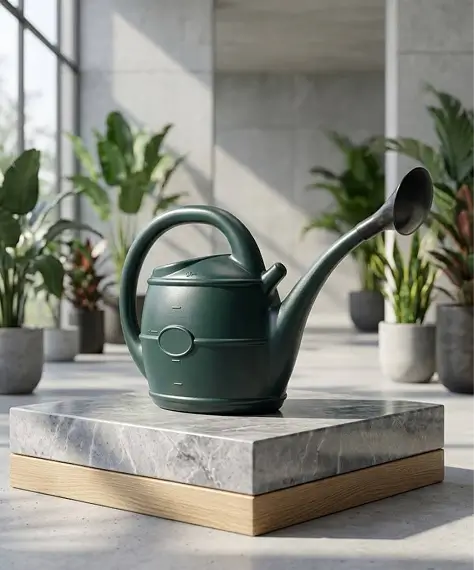 Lightweight 10 Litre Garden Watering Can Available in Red or Green with Sprinkler Rose for Plants & Flowers
