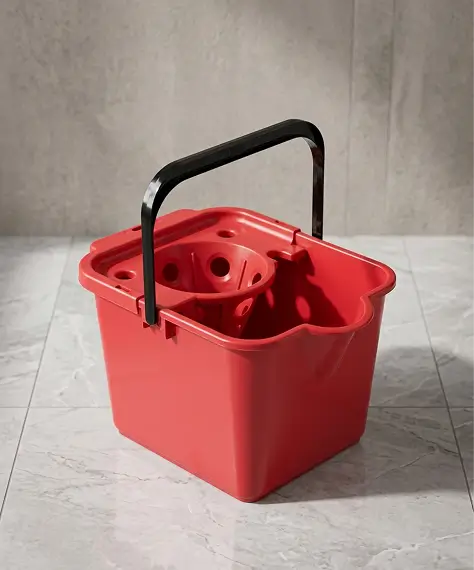 12L Floor Mop Bucket with Pouring Lip – Multi Colour
