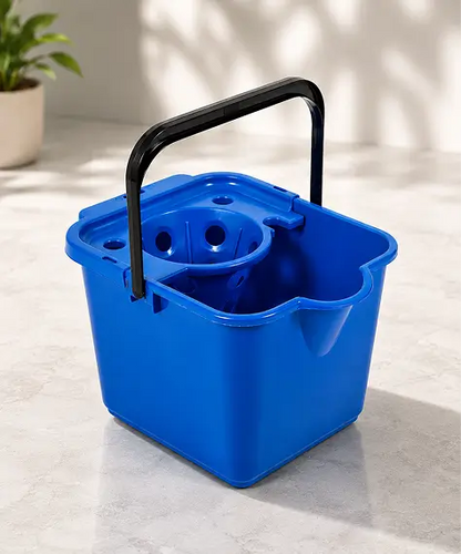 12L Floor Mop Bucket with Pouring Lip – Multi Colour