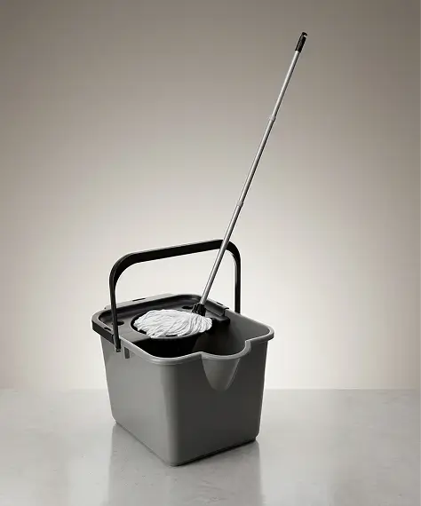 12L Cotton Mop & Bucket Set with Wringer – Multi Colour Hard Floor Cleaner