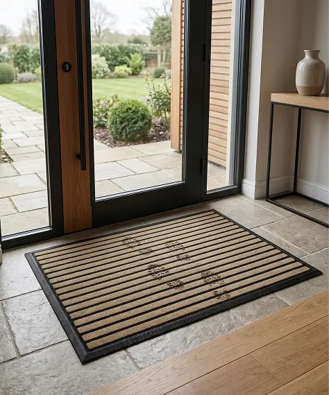 Heavy Duty 40x60cm Super Absorbent Door Mat – Anti-Slip Dirt & Mud Trap Mat