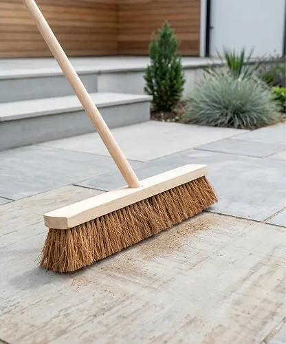 18", 24" & 36" Indoor Outdoor Broom with Soft or Hard Bristles