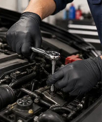 Black Nitrile Powder-Free Gloves – Puncture Resistant for Medical, Mechanical & Industrial Use