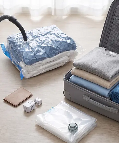 Reusable Vacuum Storage Bags – Airtight Compression Bags for Home Organization & Travel