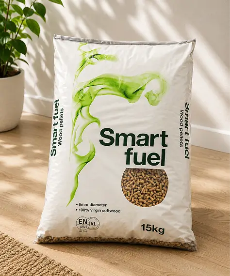 Premium 15kg Soft Wood Pellets – Pure Natural Fuel for Pizza Ovens, Grills & Outdoor Cooking