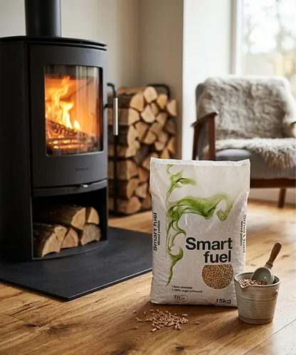 Premium 15kg Soft Wood Pellets – Pure Natural Fuel for Pizza Ovens, Grills & Outdoor Cooking