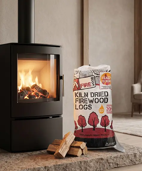 Kiln Dried Firewood Logs – Low Moisture, Easy Lighting & High Heat Output