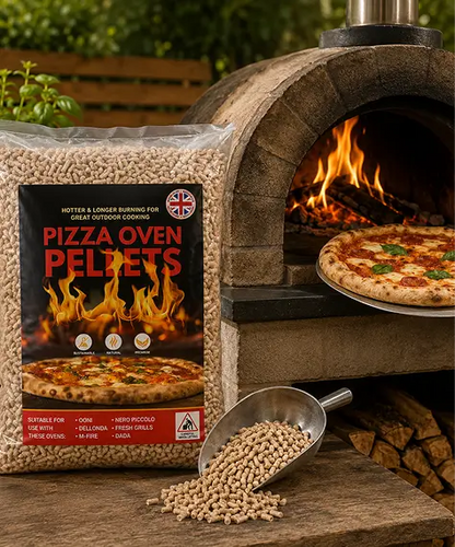 30L Natural Wood Pellets for Pizza Ovens, BBQ Grills & Outdoor Cooking