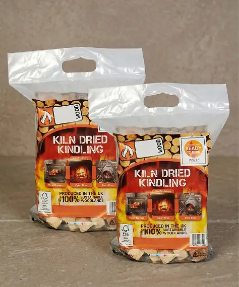 2-3kg Kiln Dried Kindling Firewood Logs – Easy to Light, Ready to Burn Fire Starters