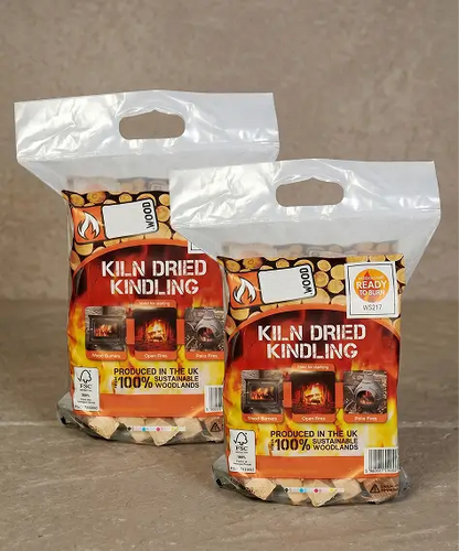 2-3kg Kiln Dried Kindling Firewood Logs – Easy to Light, Ready to Burn Fire Starters