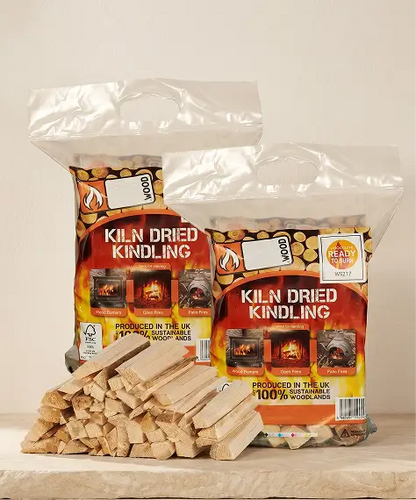 2-3kg Kiln Dried Kindling Firewood Logs – Easy to Light, Ready to Burn Fire Starters