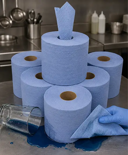 Highly Absorbent Embossed 2-Ply Centrefeed Paper Towels – Home & Commercial Use