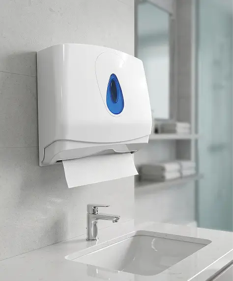 Wall Mounted C-Fold Hand Paper Towel Dispenser – Modular Hygienic Tissue Holder