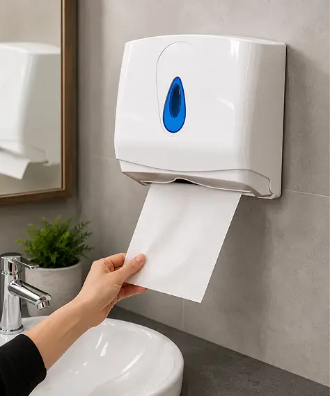 Wall Mounted C-Fold Hand Paper Towel Dispenser – Modular Hygienic Tissue Holder