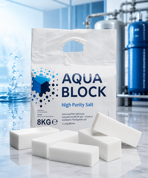 Aqua Block High Purity Water Softener Salt – Reliable Performance & Appliance Protection