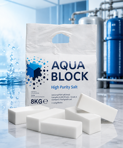Aqua Block High Purity Water Softener Salt – Reliable Performance & Appliance Protection