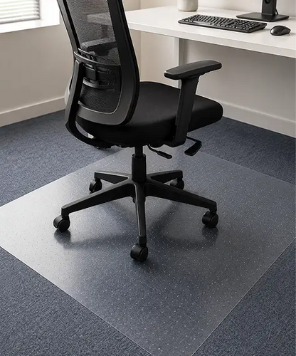 Non-Slip PVC Chair Mat 90x120cm – Carpet & Hard Floor Protection