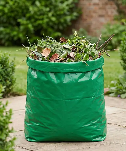 60L Strong Green Garden Waste Sacks & Bin Liners