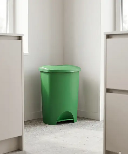 50L Strong Plastic Recycling Bins with Lids – Durable Coloured Waste Bins