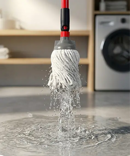 Easy-Clean Cotton Strip Mop – Highly Absorbent for All Hard Floor Surfaces