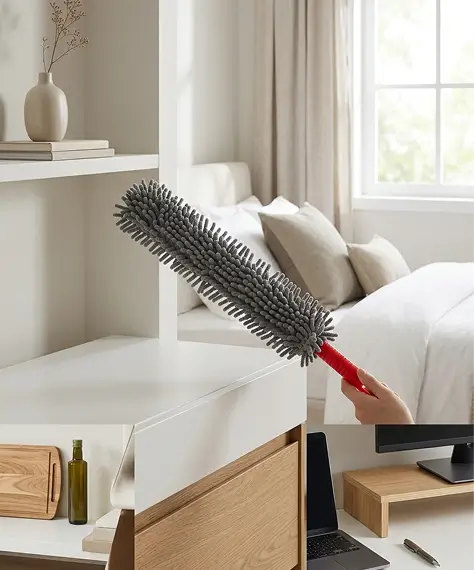 Bendable Microfibre Hand Duster for Home & Office